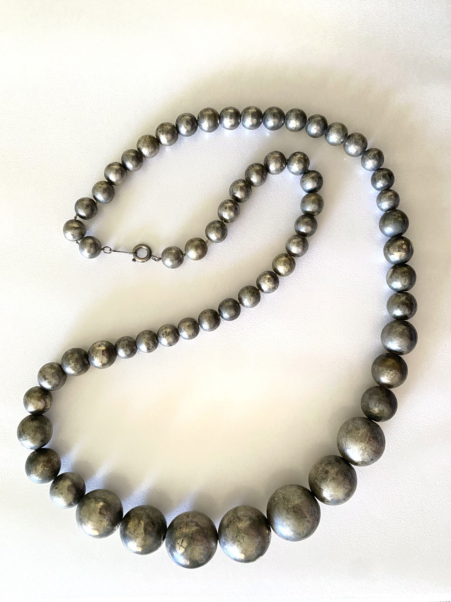 Dark Silver Tone Necklace