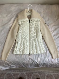womens White moncler tricot cardigan