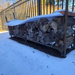 FREE - Seasoned Firewood and Storage Rack