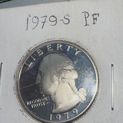 1979 Proof Mint American Quarter 25c