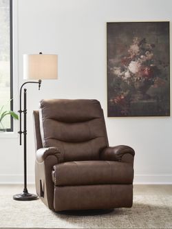 Dolinger Espresso Swivel Glider Recliner
