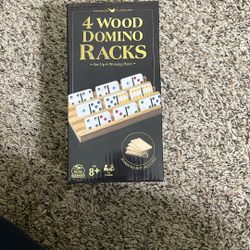 Wooden Domino Racks 