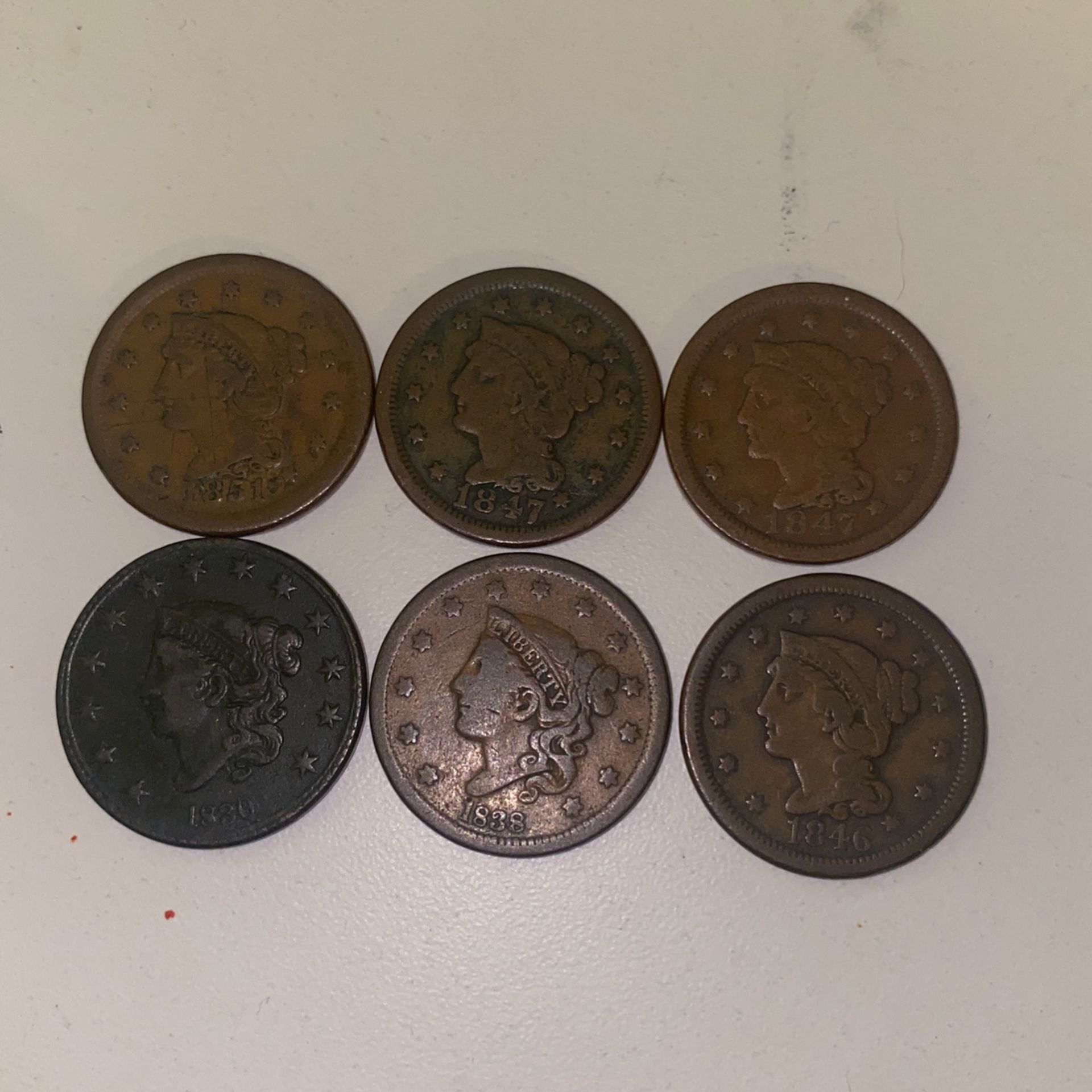 Lot of Liberty Cents