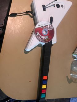Xbox 360 Wired Guitar w game