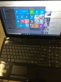 Toshiba satellite L655 intel Pentium p6100 2ghz 4gb 320gb win 10 webcam dvdrw