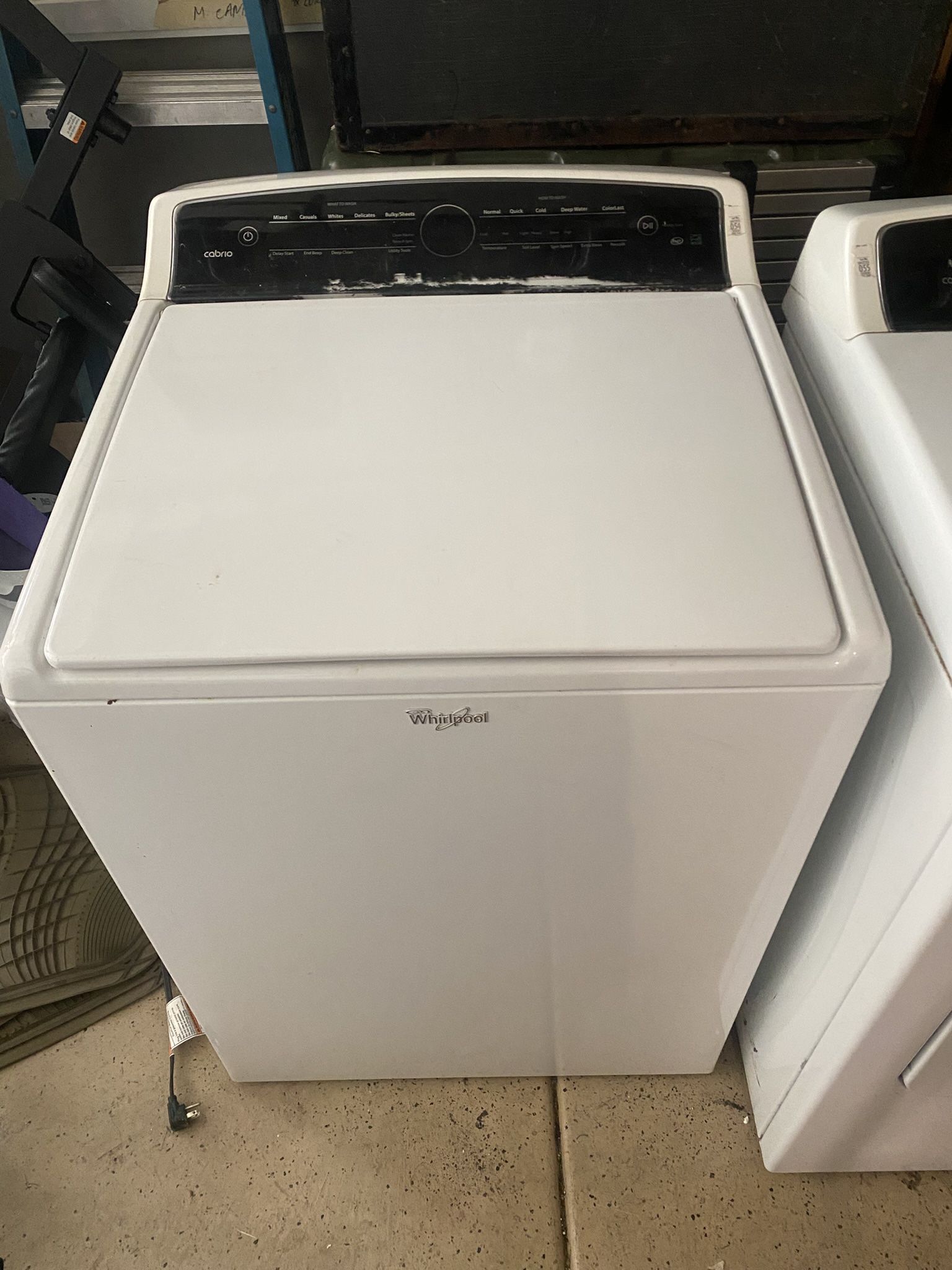 Whirlpool Cabrio washer And Electric Dryer 