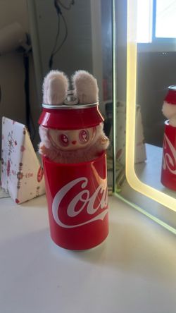Rare pink Coca-Cola labubu Brand new
