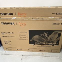 Toshiba 55” 4K LED TV! Finance For $50 Down Payment!!