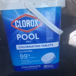 Clorox Chlorine Tabs 35lb Bucket