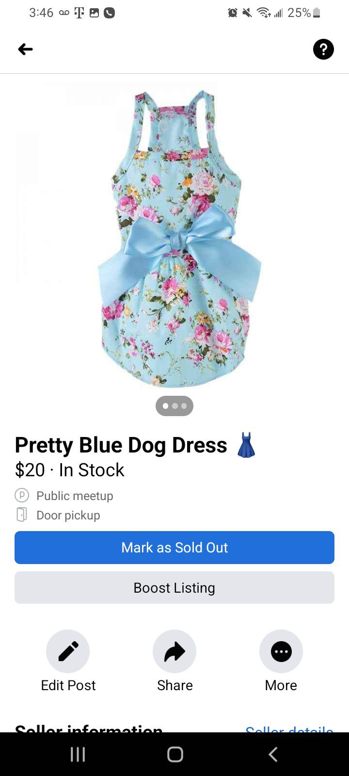 Large Dog Dress