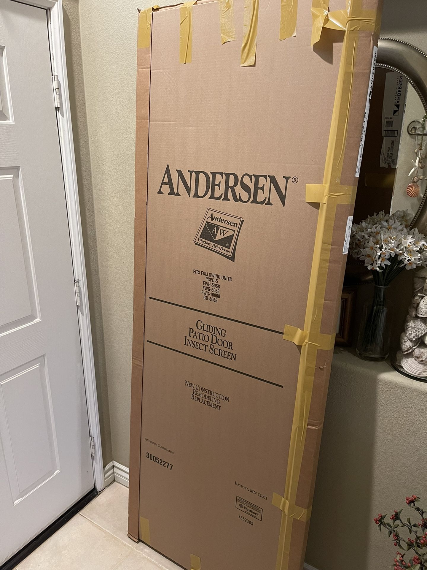 BNIB Andersen Patio Screen Door 