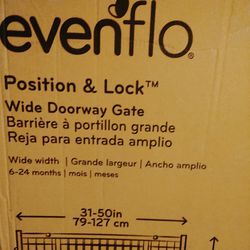 Evenflo Position And Lock Gate 