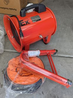 10'' Explosion Proof Exhaust Fan w/ 16ft PVC Duct