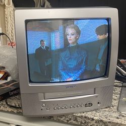 Vintage Toshiba Vcr Tv Combo