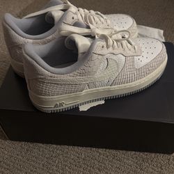 Womens Air Force 1 White Python