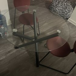 Dinning Room Table And Multipurpose Chairs