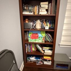 Cherry Wood Color Bookshelf