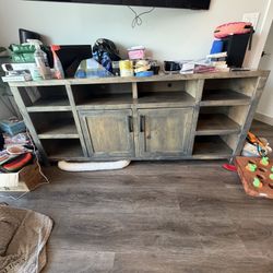 DUCAR 74 INCH TV STAND FROM LIVING SPACES