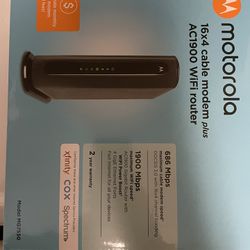 Motorola Modem/WiFi Router Like New!