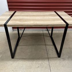 Rustic Industrial Rectangle Dining Table
