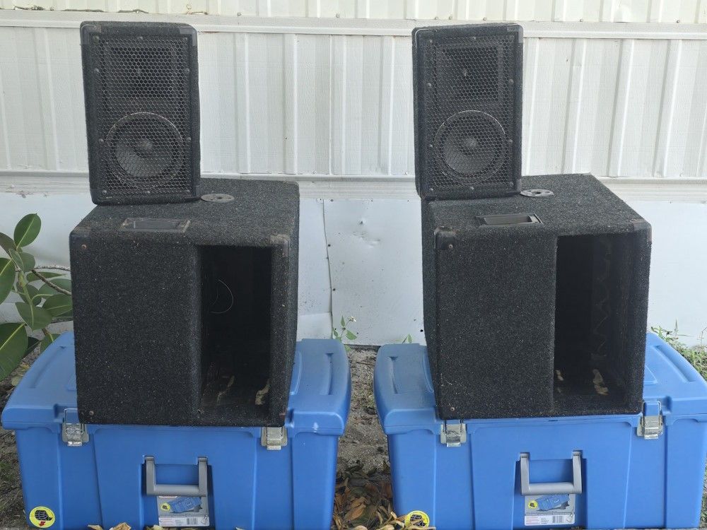 Peavey Compact Speakers DJS 1000 Pro Audio Vintage