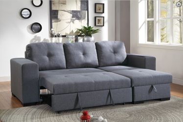 Sectional W/ Pull-Out Bed in Offer (6910)