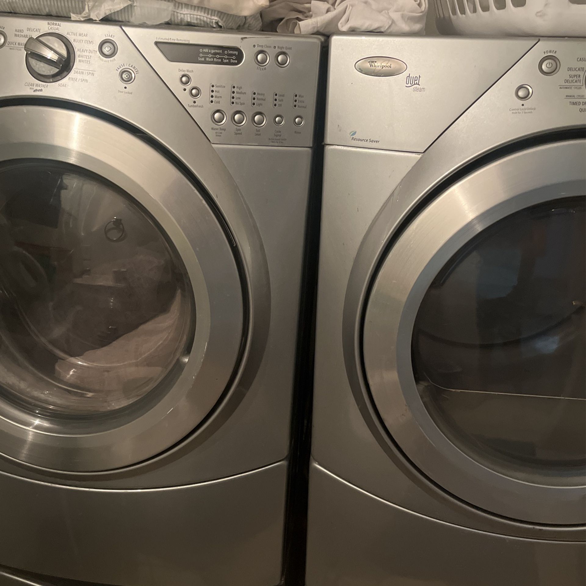 Whirlpool Duet Steam Washer And Dryer