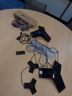 OFFICE SALE: 2x Polycom RealPresence Trio 8500 Conference System – 2 Units + Mics