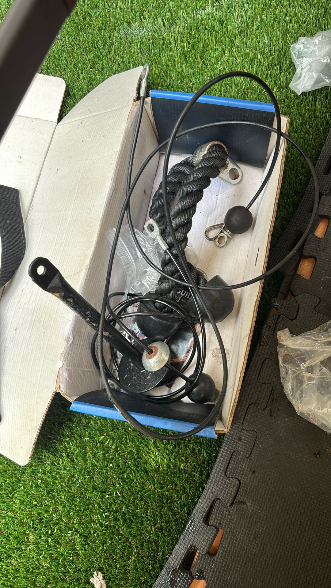 Free Cables For Weight Pulley System (no Pulley)