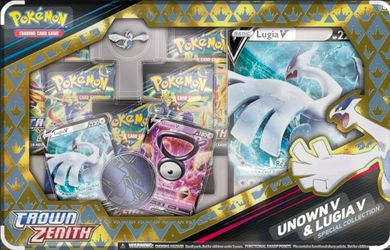 Pokemon Crown Zenith Unknown v & Lugia v special collection