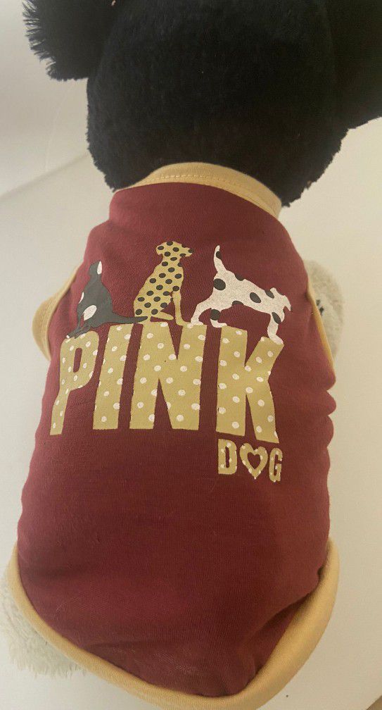 Brown Pink Puppy Shirt