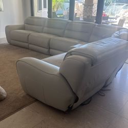 Free Leather Sectional - Pick Up Today Only 
