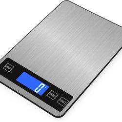 Compact, Multi-Purpose Food Scale, mainly for Kitchen, Digital and Resistant. 2 Pack 