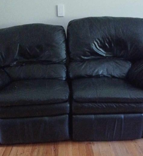 Recliner Set. One Spring In Left Chair Is Broken