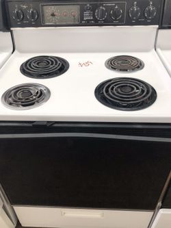 Whirlpool Simple No Frills Electric Stove Range! White & Black! Guaranteed! Deliver Available TODAY!
