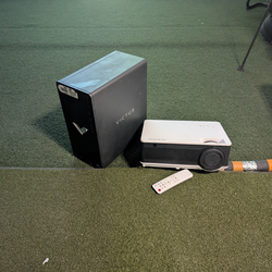 Golf Simulator Setup: HP Victus Gaming PC (RTX 3060/i5) + EOS Retina 8K Projector
