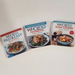 Whole 30 Cookbooks Set (3) $20