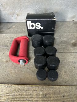AMF HeavyHands 3lb 2lb Weights  Dumbbells Made in Austria Red