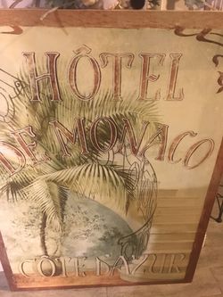 Awesome and huge Canvas Hotel de Monaco