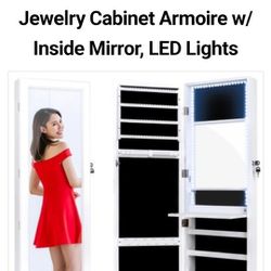 Wall/ Door Hanging Full Lenght Mirror With Armoire