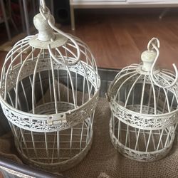 Vintage Cage Decor