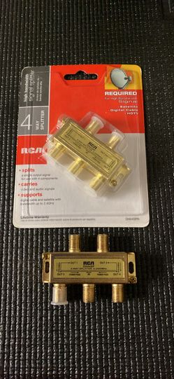 RCA 4 Way Splitter