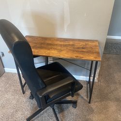 Desk and Chair