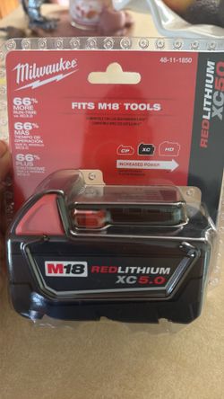 Milwaukee M18 xc5.0