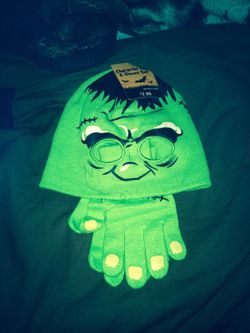 Beanie and gloves