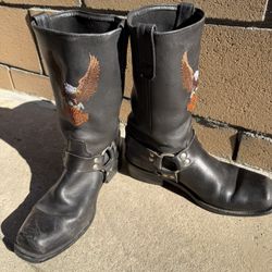 Harley Davidson Motorcycle Boots 11 D