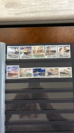 Titanic Mint Postage Stamps, Worldwide Mint Stamps,Titanic Stamps 