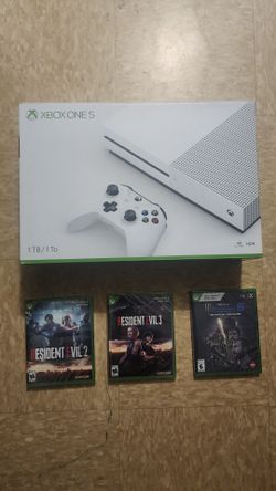 XBOX ONE S 1TB BUNDLE NIB WITH SEALED GAMES