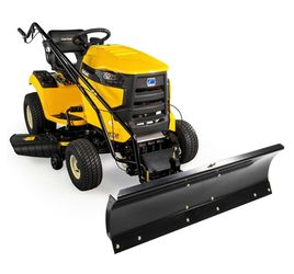 Cub cadet riding lawn plow attachment