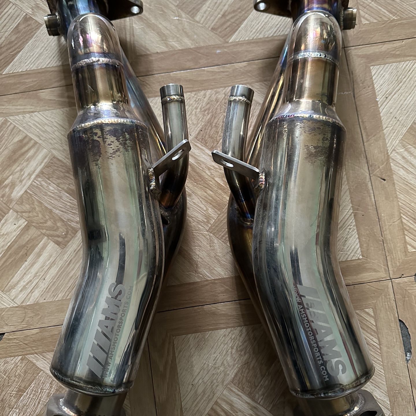 AMS Motorsports SEKUSHI Resonated Test Pipes, VQ35HR